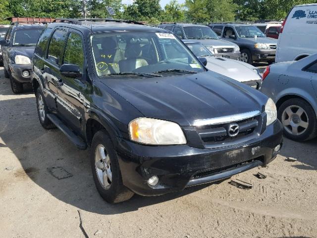 4F2CZ96185KM50501 - 2005 MAZDA TRIBUTE S BLACK photo 1