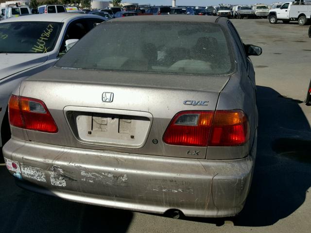 1HGEJ6677YL003094 - 2000 HONDA CIVIC LX CREAM photo 4