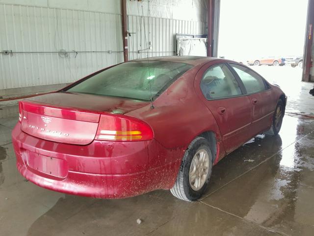 2B3HD46R2XH798402 - 1999 DODGE INTREPID MAROON photo 4