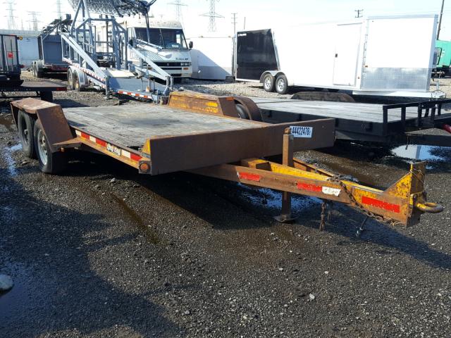 47SS142T871023215 - 2007 TRAIL KING TRAILER YELLOW photo 1
