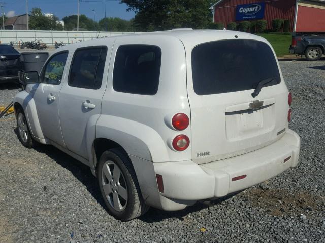3GNCA13B39S625342 - 2009 CHEVROLET HHR LS თეთრი ფოტო 3