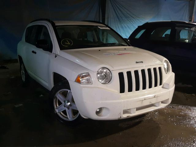 1J8FF47W28D705809 - 2008 JEEP COMPASS SP WHITE photo 1