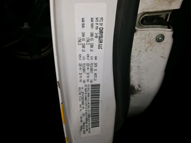 1J8FF47W28D705809 - 2008 JEEP COMPASS SP WHITE photo 10