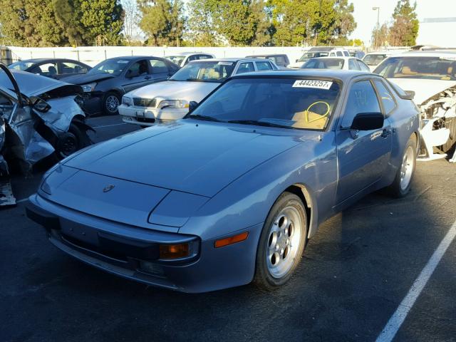 WP0AA0942DN456436 - 1983 PORSCHE 944 BLUE photo 2