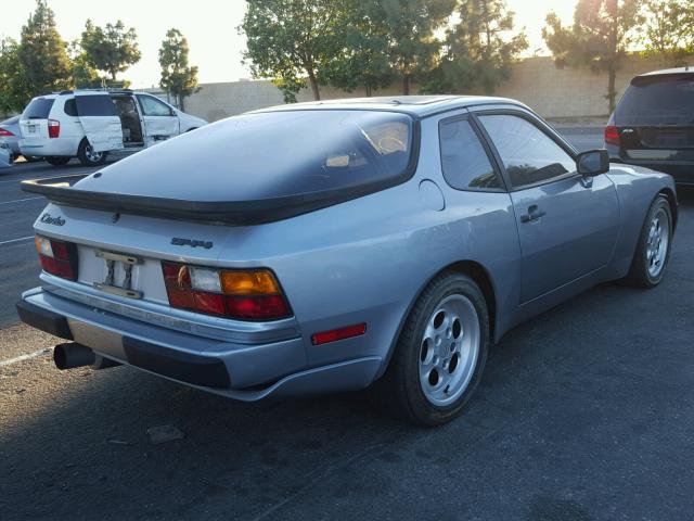 WP0AA0942DN456436 - 1983 PORSCHE 944 BLUE photo 4