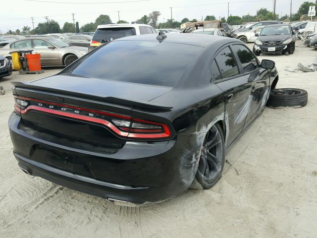 2C3CDXHG8HH529378 - 2017 DODGE CHARGER SX BLACK photo 4