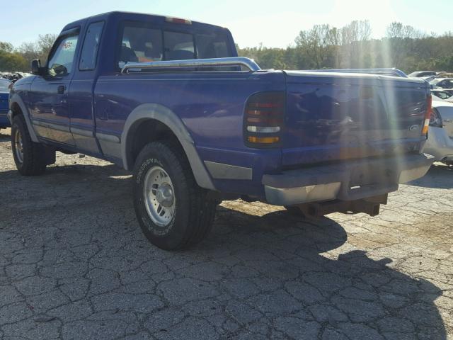 1FTCR15X9SPA39954 - 1995 FORD RANGER SUP PURPLE photo 3