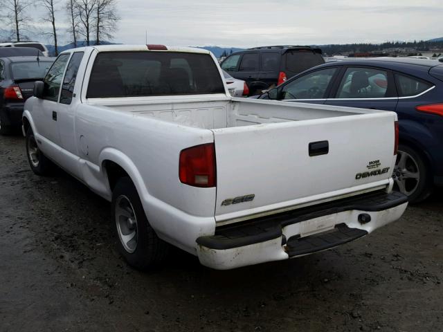 1GCCS19HX38287245 - 2003 CHEVROLET S TRUCK S1 WHITE photo 3