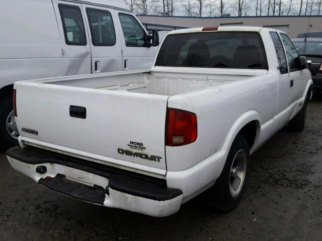 1GCCS19HX38287245 - 2003 CHEVROLET S TRUCK S1 WHITE photo 4