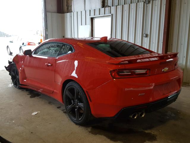 1G1FG1R74H0182155 - 2017 CHEVROLET CAMARO SS RED photo 3