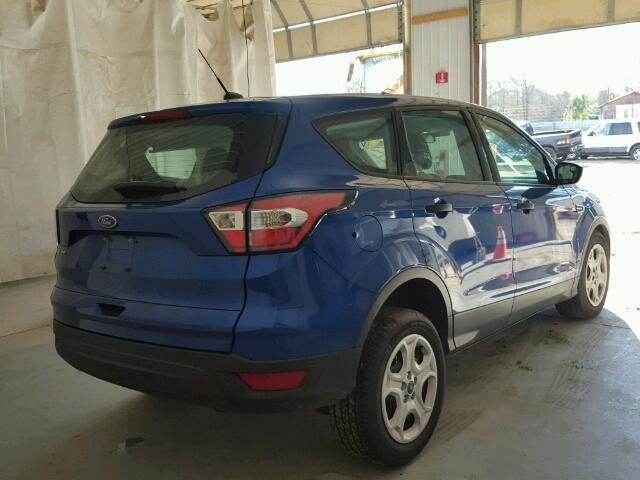 1FMCU0F7XHUA46778 - 2017 FORD ESCAPE S BLUE photo 4