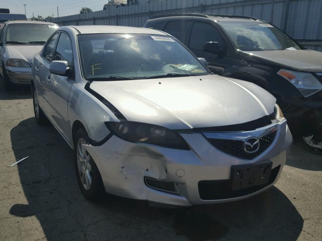 JM1BK12G681867587 - 2008 MAZDA 3 I SILVER photo 1