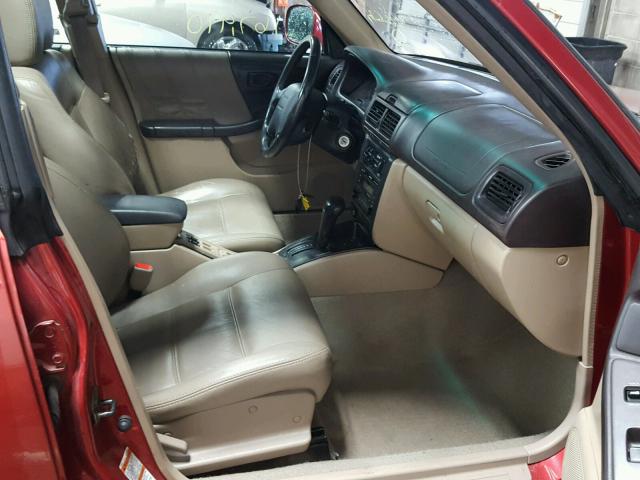 JF1SF65622H731272 - 2002 SUBARU FORESTER S 红色 照片 5