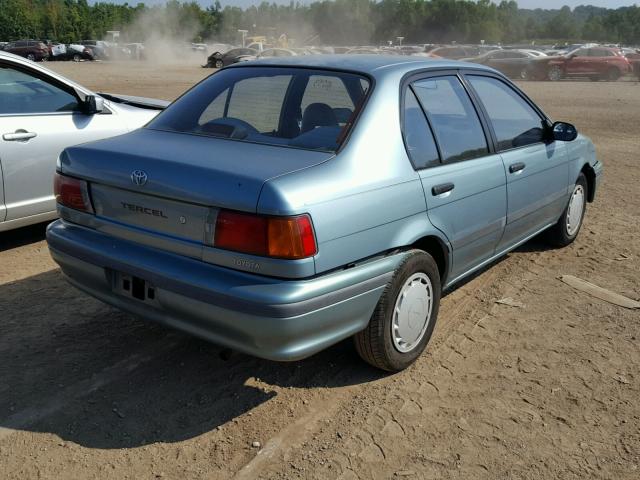 JT2EL43T3R0499036 - 1994 TOYOTA TERCEL DX GREEN photo 4