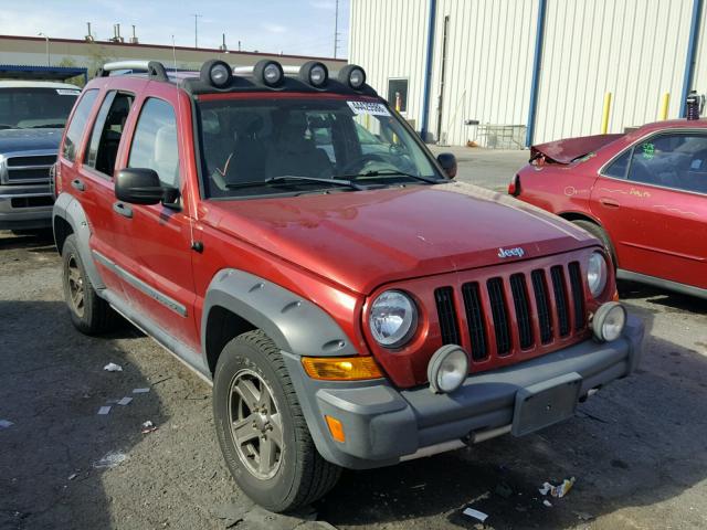 1J4GL38K96W194640 - 2006 JEEP LIBERTY RE RED photo 1
