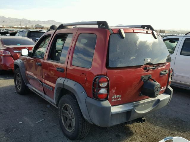 1J4GL38K96W194640 - 2006 JEEP LIBERTY RE RED photo 3
