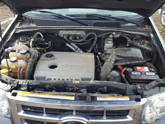 1FMCU49309KA82802 - 2009 FORD ESCAPE HYB GRAY photo 7