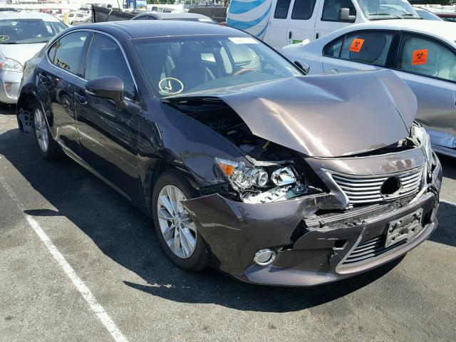 JTHBW1GG7D2010758 - 2013 LEXUS ES 300H BROWN photo 1