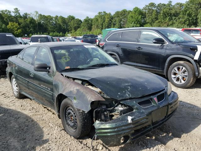 1G2NE52T7YM729732 - 2000 PONTIAC GRAND AM S GREEN photo 1