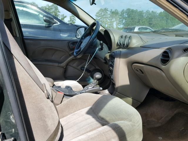 1G2NE52T7YM729732 - 2000 PONTIAC GRAND AM S GREEN photo 5