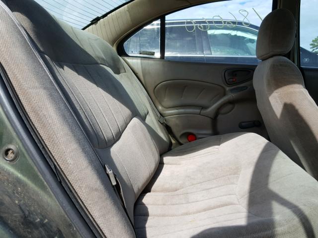 1G2NE52T7YM729732 - 2000 PONTIAC GRAND AM S GREEN photo 6