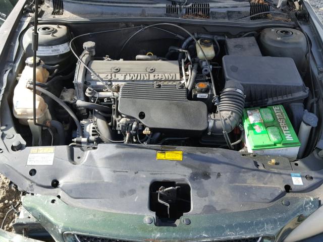 1G2NE52T7YM729732 - 2000 PONTIAC GRAND AM S GREEN photo 7