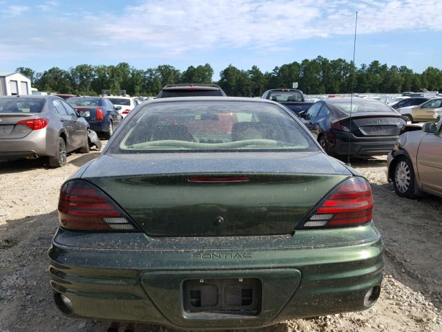 1G2NE52T7YM729732 - 2000 PONTIAC GRAND AM S GREEN photo 9