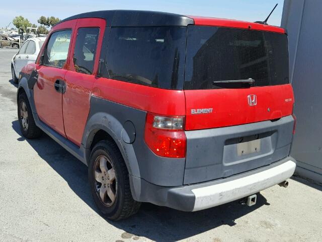 5J6YH18655L003177 - 2005 HONDA ELEMENT EX RED photo 3