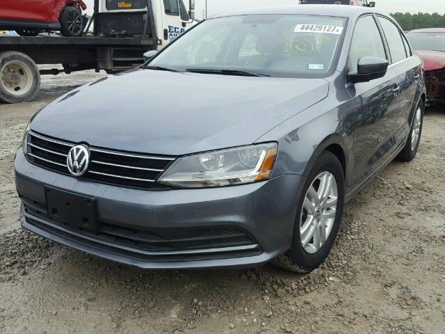 3VW2B7AJ7HM229042 - 2017 VOLKSWAGEN JETTA S GRAY photo 2