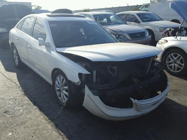 KMHFC46F36A115596 - 2006 HYUNDAI AZERA SE WHITE photo 1