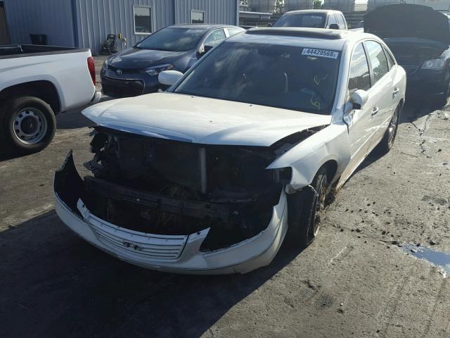 KMHFC46F36A115596 - 2006 HYUNDAI AZERA SE WHITE photo 2