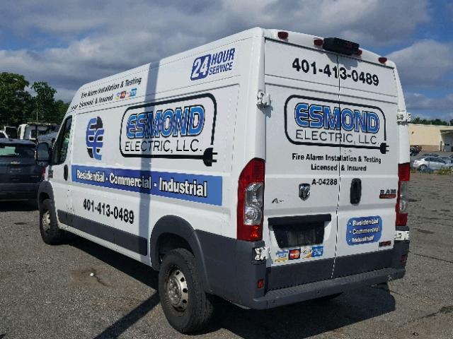 3C6TRVDDXFE501112 - 2015 RAM PROMASTER 白色 照片 3