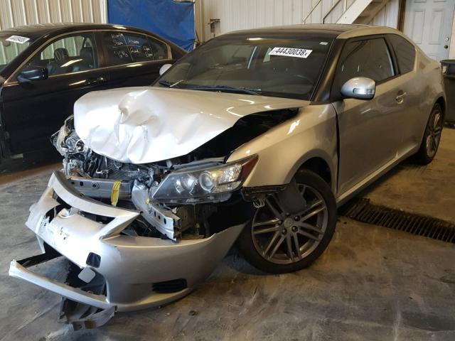 JTKJF5C74B3002952 - 2011 TOYOTA SCION TC 银色 照片 2