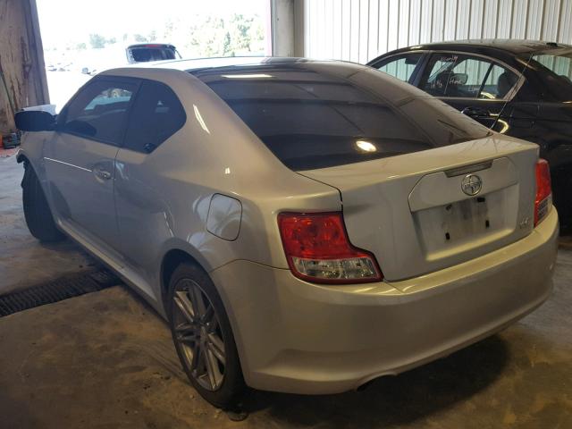 JTKJF5C74B3002952 - 2011 TOYOTA SCION TC 银色 照片 3