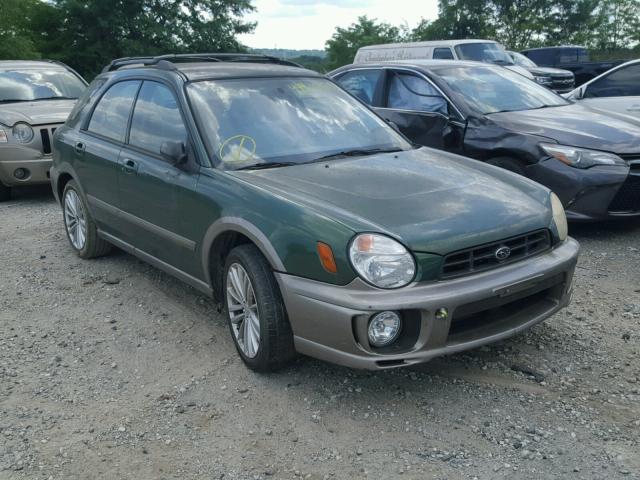 JF1GG68572G825501 - 2002 SUBARU IMPREZA OU GREEN photo 1