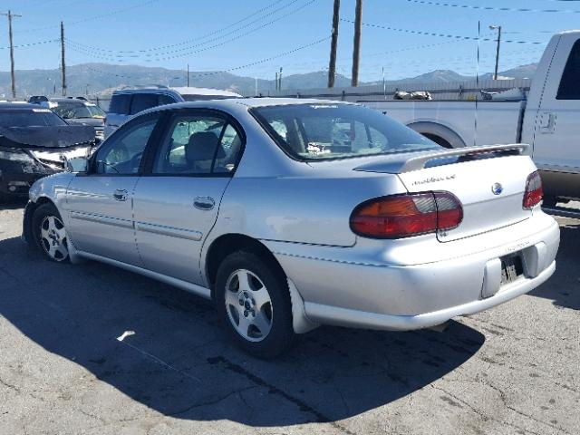 1G1NE52J22M643805 - 2002 CHEVROLET MALIBU LS SILVER photo 3
