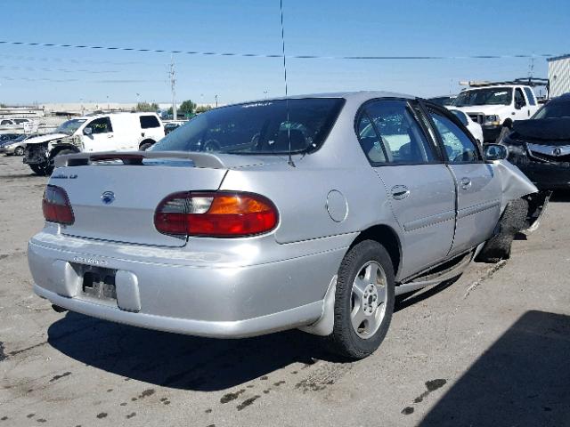 1G1NE52J22M643805 - 2002 CHEVROLET MALIBU LS SILVER photo 4