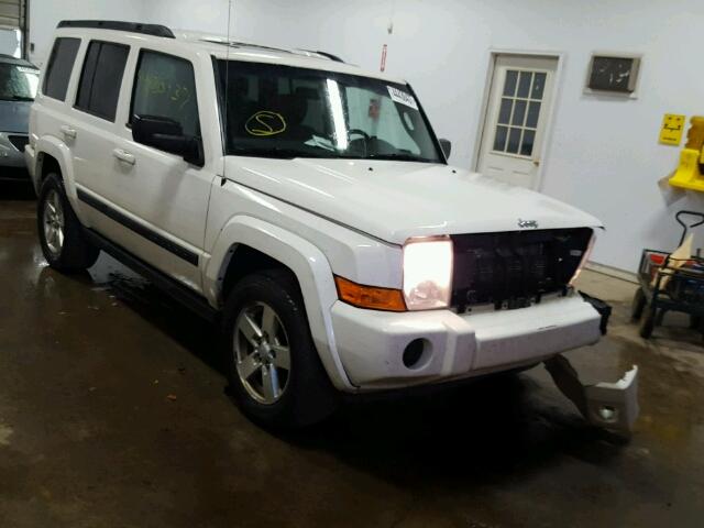 1J8HG48P37C586590 - 2007 JEEP COMMANDER WHITE photo 1