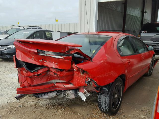 2B3AD76V51H683381 - 2001 DODGE INTREPID R RED photo 4