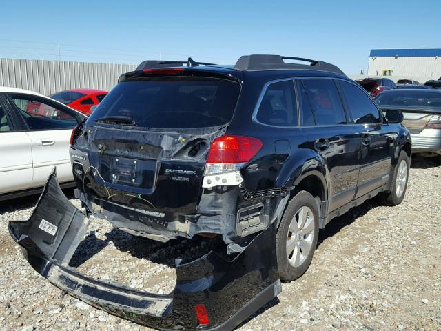 4S4BREKC5C2215865 - 2012 SUBARU OUTBACK 3. BLACK photo 4