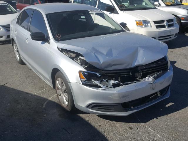 3VW2K7AJ5CM353335 - 2012 VOLKSWAGEN JETTA BASE Արծաթագույն լուսանկար 1