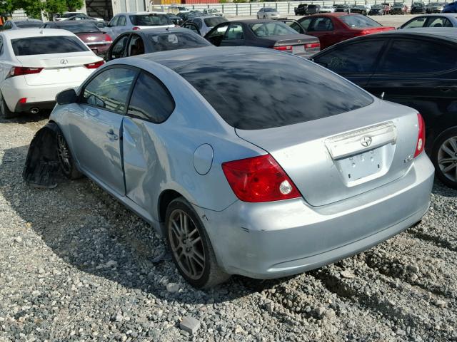 JTKDE167350022197 - 2005 TOYOTA SCION TC BLUE photo 3