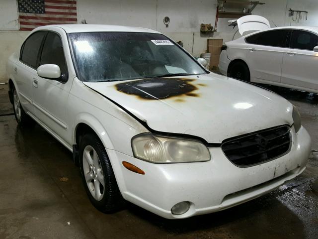 JN1CA31D81T812355 - 2001 NISSAN MAXIMA GXE WHITE photo 1