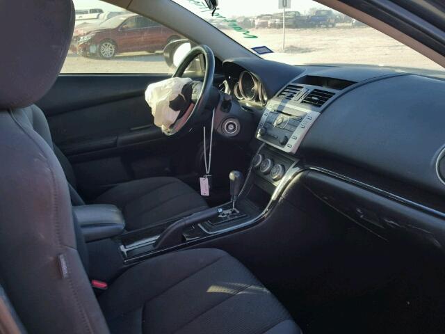 1YVHZ8DH9D5M02495 - 2013 MAZDA 6 TOURING GRAY photo 5