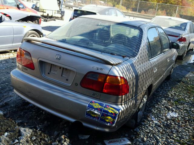 2HGEJ8641YH580427 - 2000 HONDA CIVIC EX ლურჯი ფოტო 4