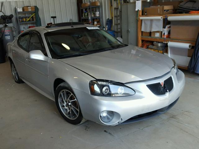 2G2WR524X41110856 - 2004 PONTIAC GRAND PRIX Сріблястий фото 1