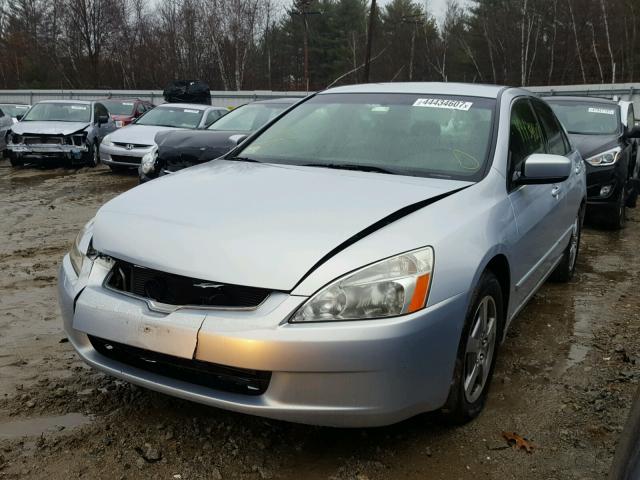 JHMCN36445C011145 - 2005 HONDA ACCORD HYB SILVER photo 2