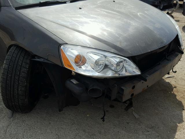 1G2ZH18NX74163347 - 2007 PONTIAC G6 GT CHARCOAL photo 9