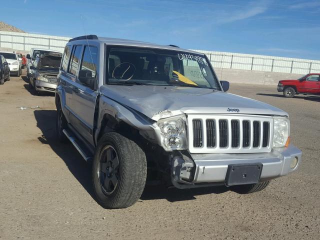 1J8HH48K26C195981 - 2006 JEEP COMMANDER SILVER photo 1