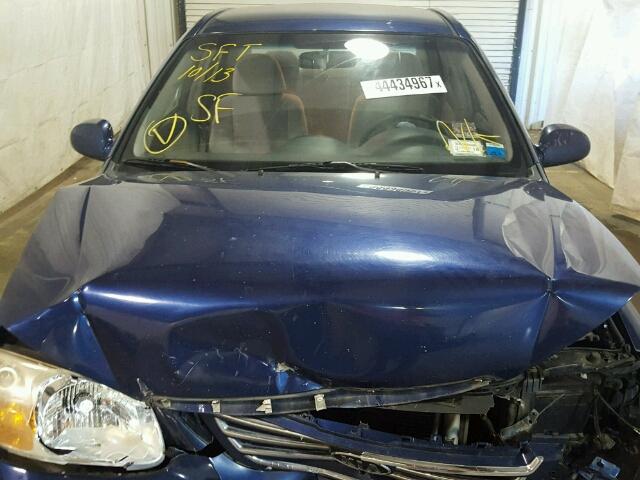 KNAFE121875479057 - 2007 KIA SPECTRA EX BLUE photo 7